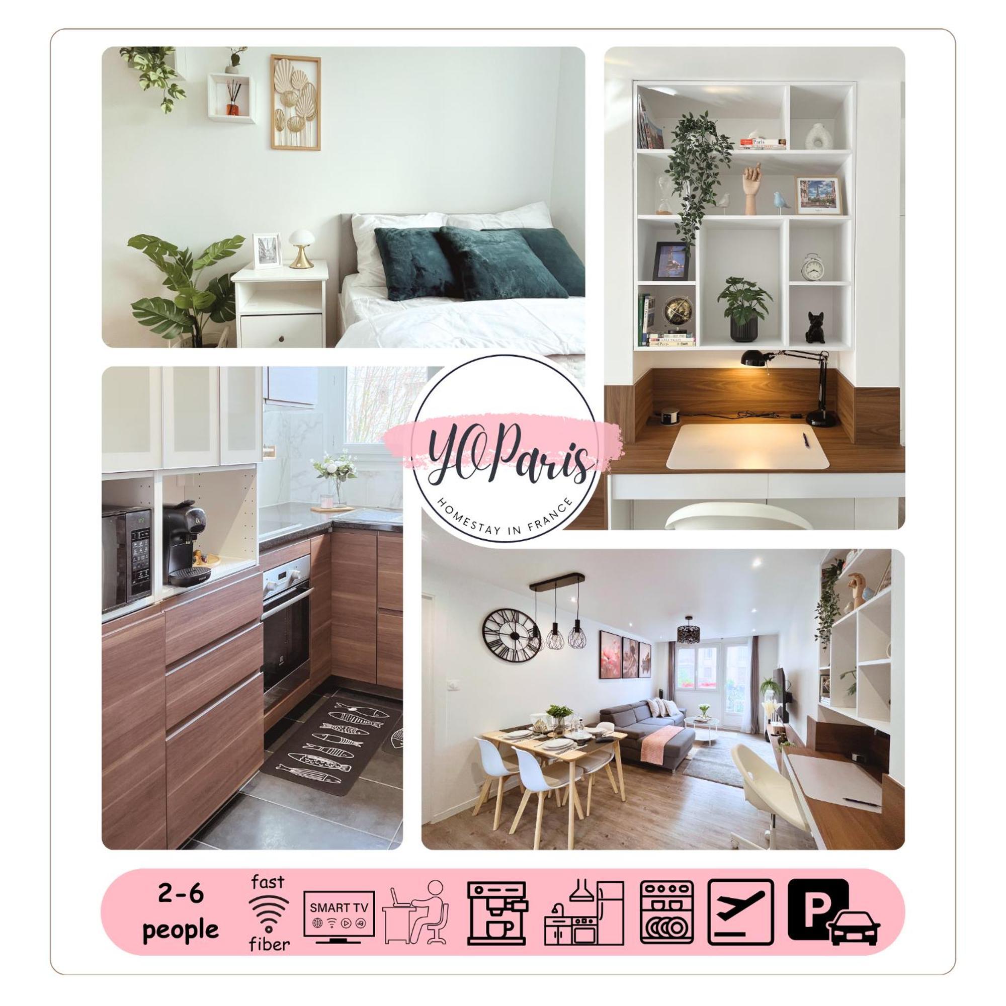Entire 60M2 Apartment - Close To Paris - Parking - Kitchen - 2Min Rerb - Olympic'24 Bourg-la-Reine Εξωτερικό φωτογραφία